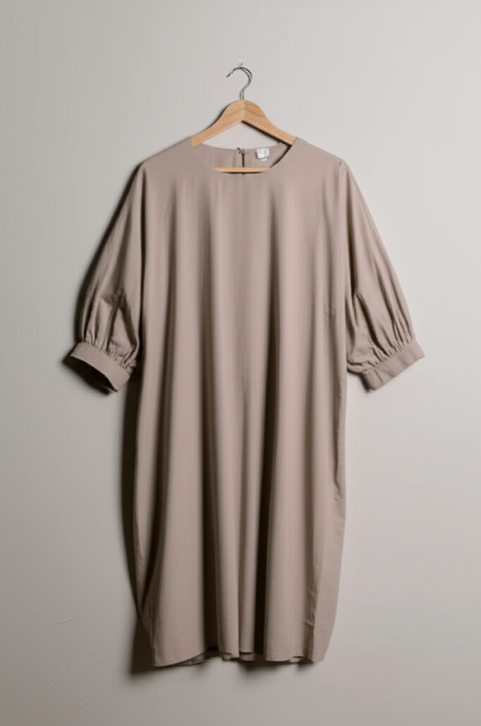 Vestido Taupe Casual